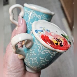 The Pioneer Woman Melody Floral Blue Ceramic Salt Pepper Shakers